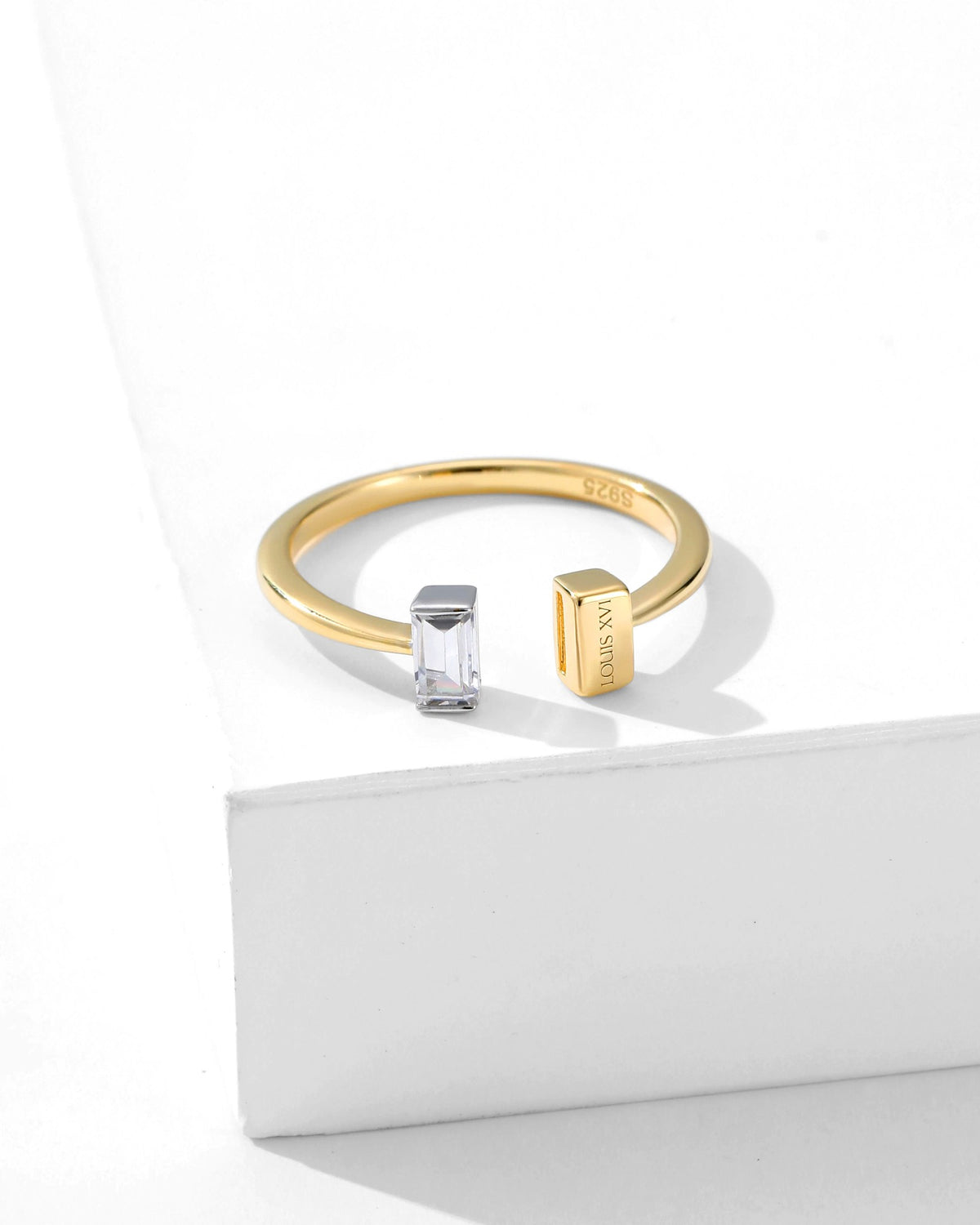 Bicolore Baguette Ring - 8214000