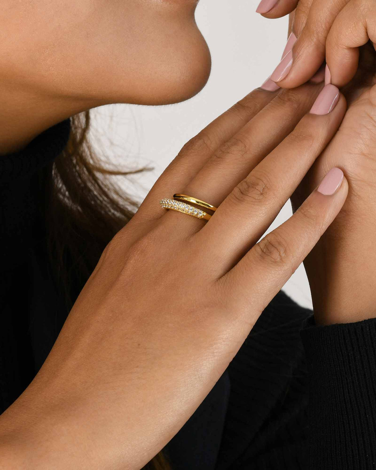 Gouttes Allongées Ring - 8210300
