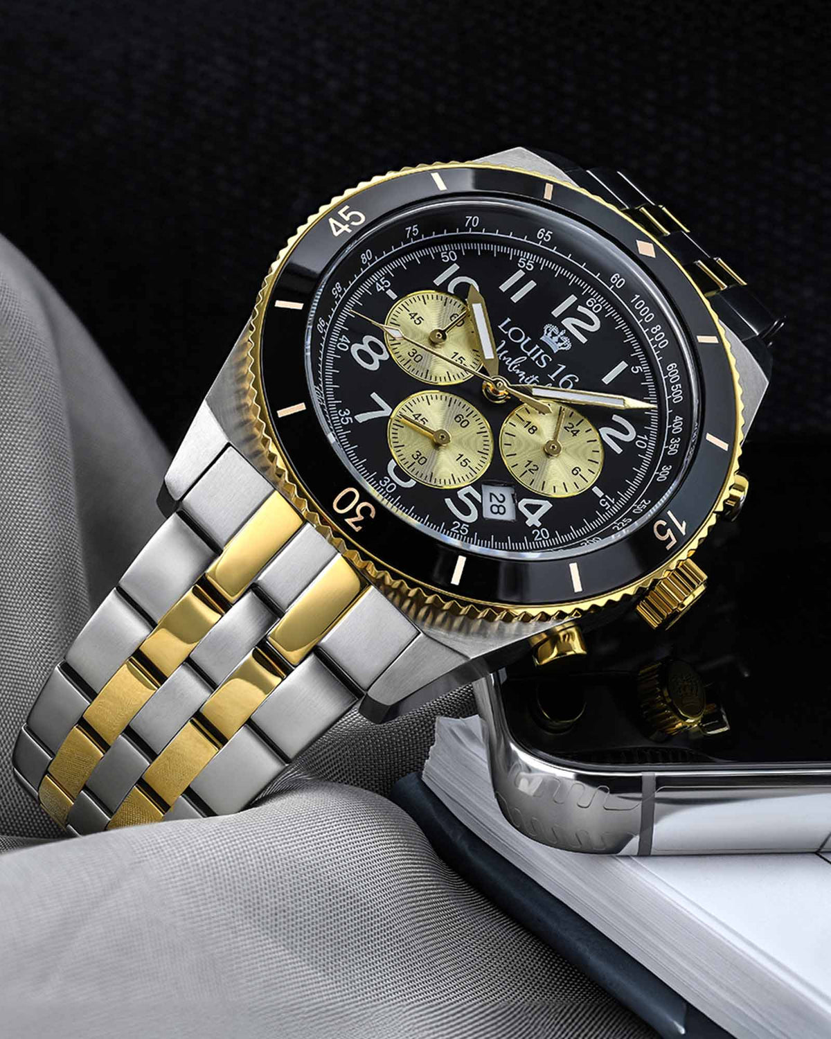 Destriere 3240 Chronographe Bicolore