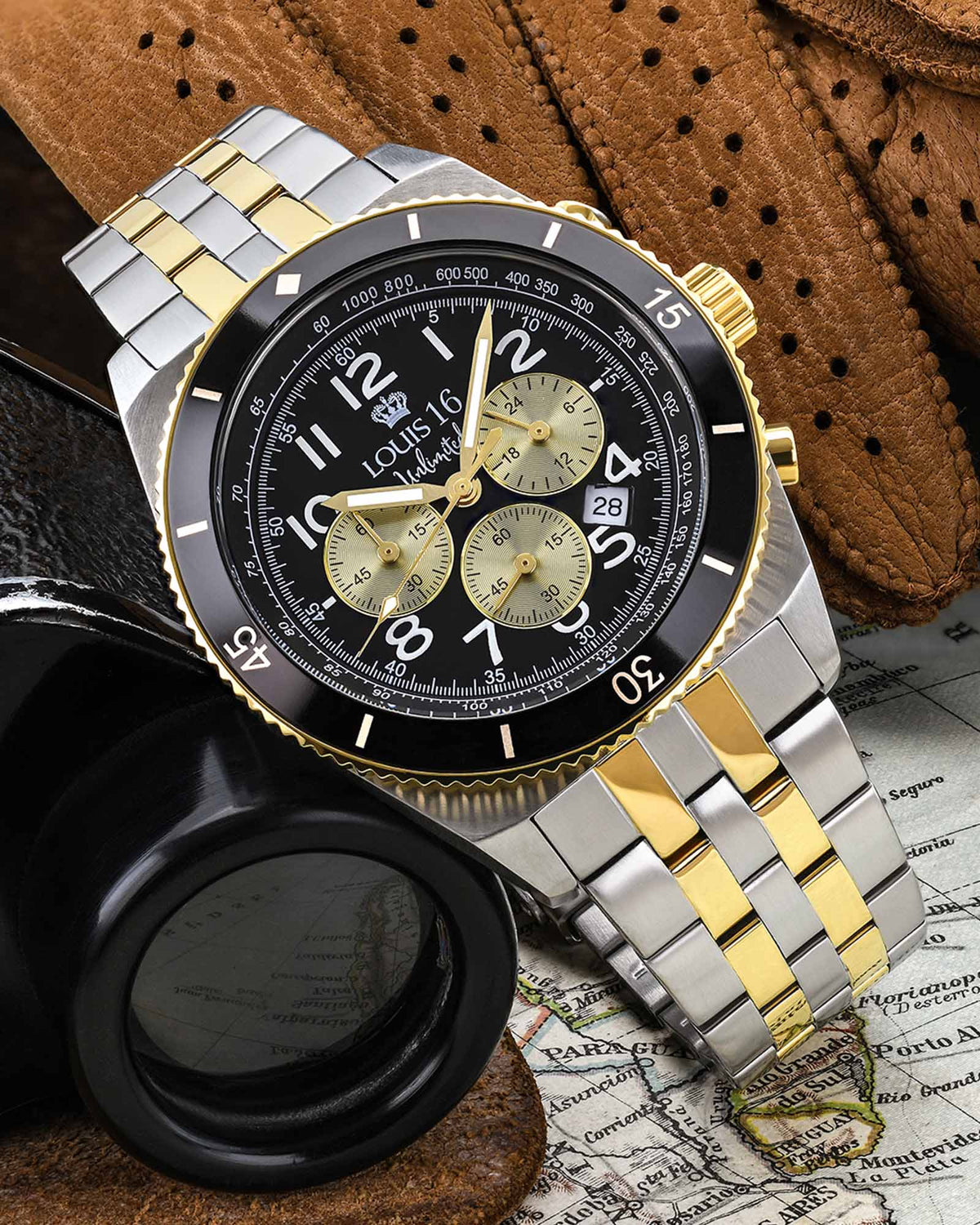 Destriere 3240 Chronographe Bicolore