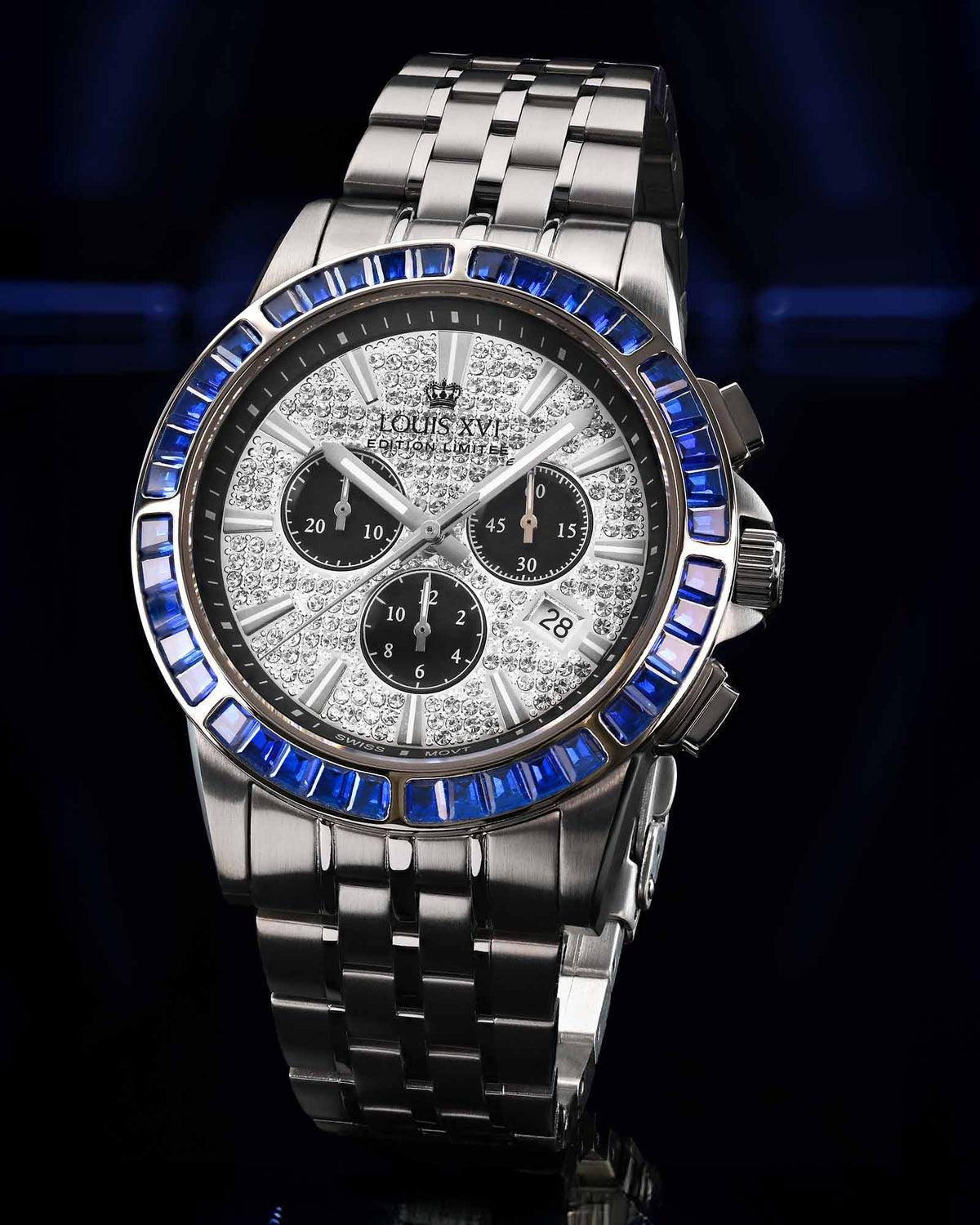 Majesté Iced Out Baguette 1138 - 43mm