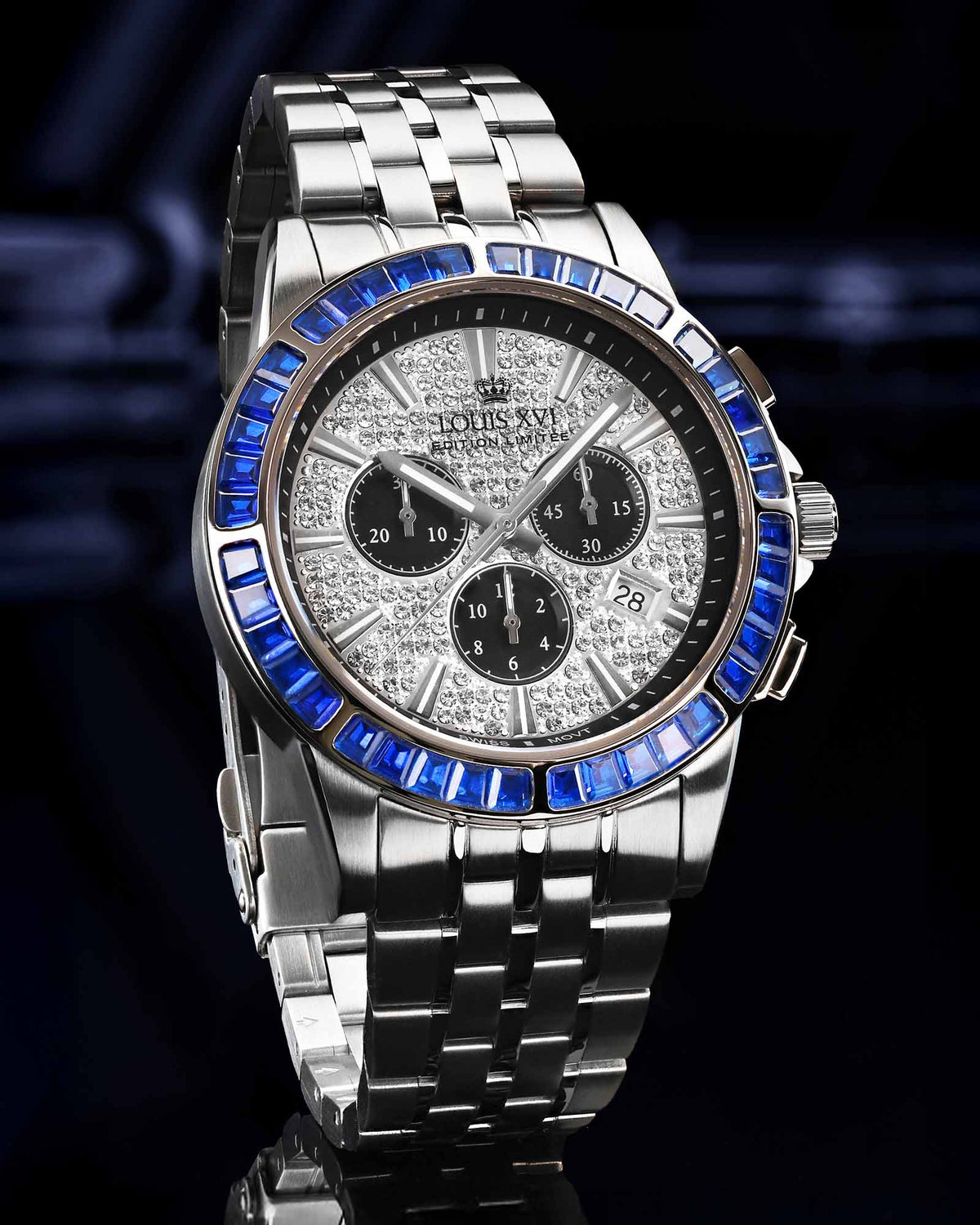 Majesté Iced Out Baguette 1138 - 43mm