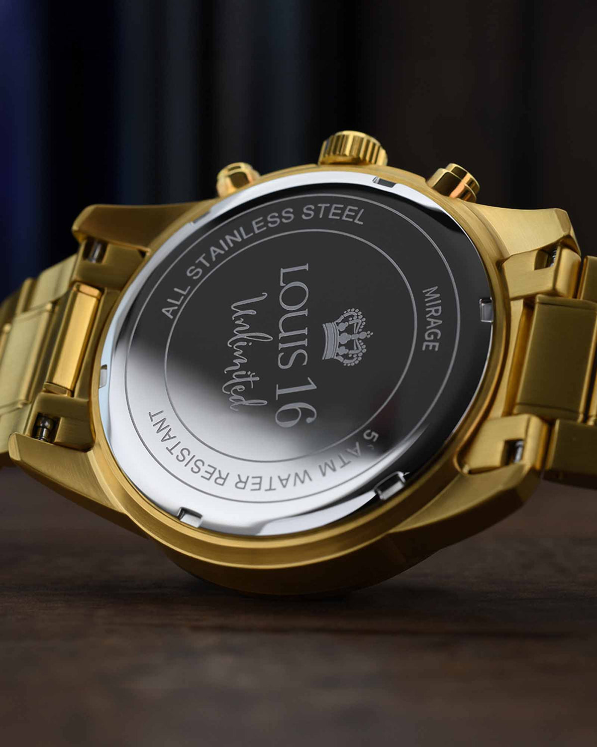 Chronographe Mirage 3300 Or