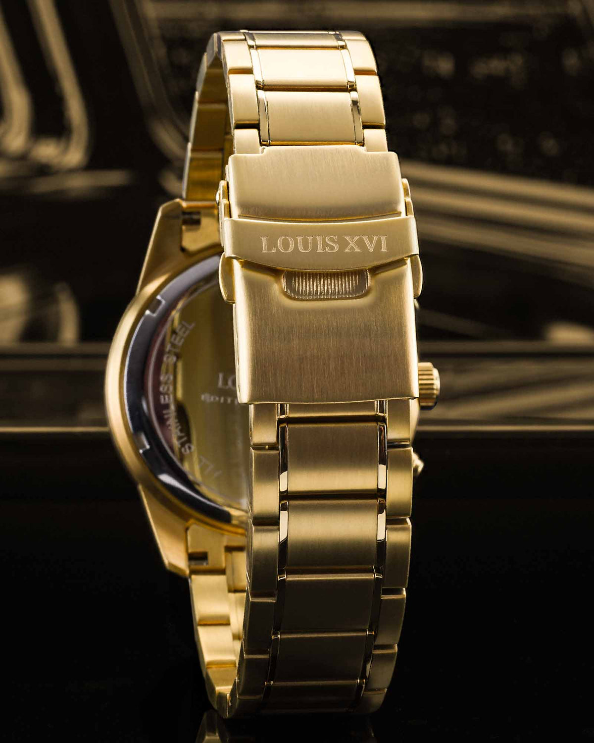 Chronographe Mirage 3301 Or Blanc