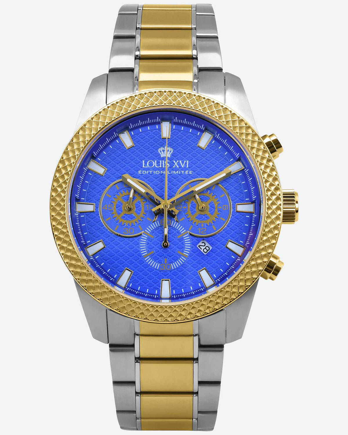 Mirage 3341 Chronograph Bicolor Blau