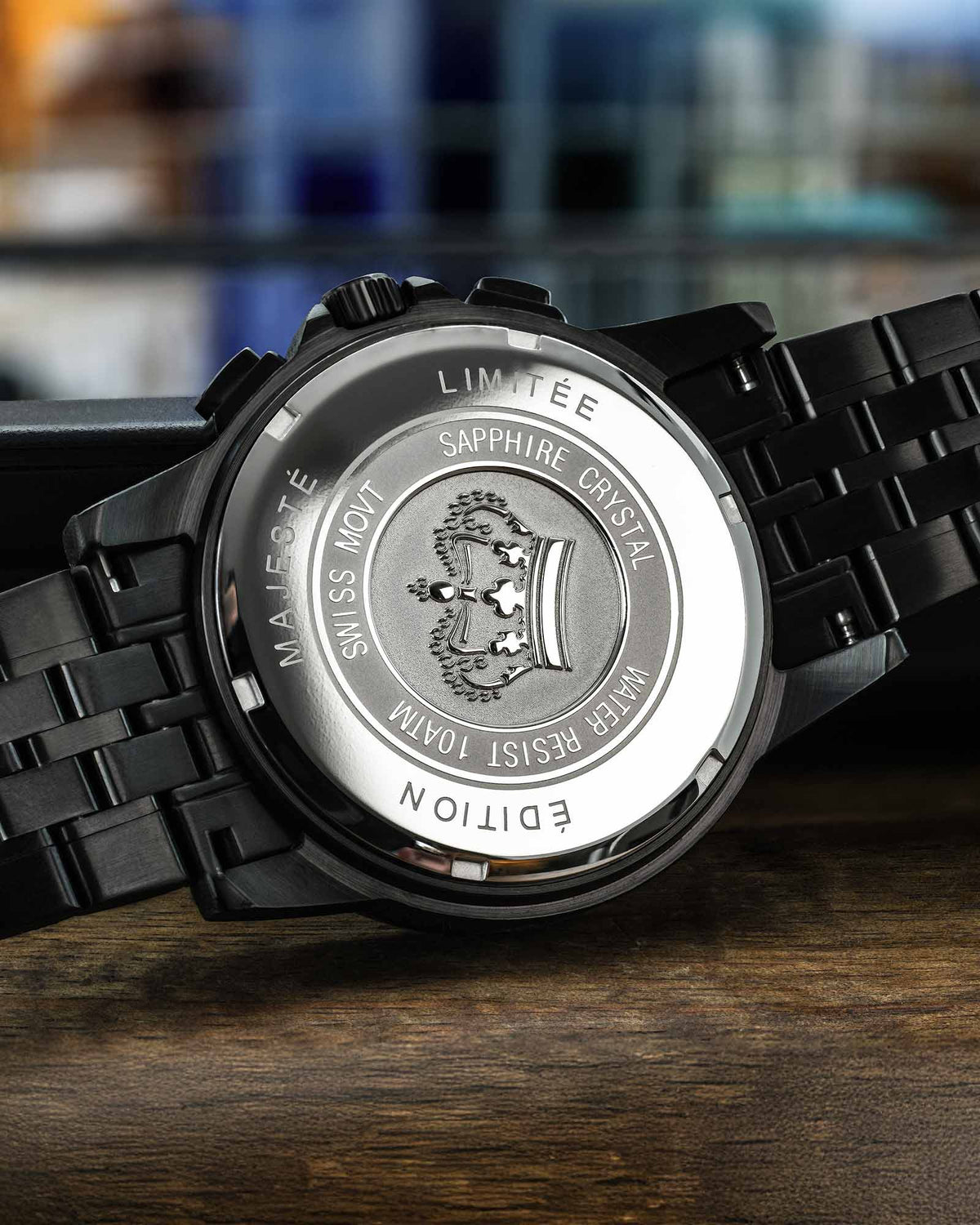 Majesté Givré Iced Out 1184 Caviar Noir - 43mm