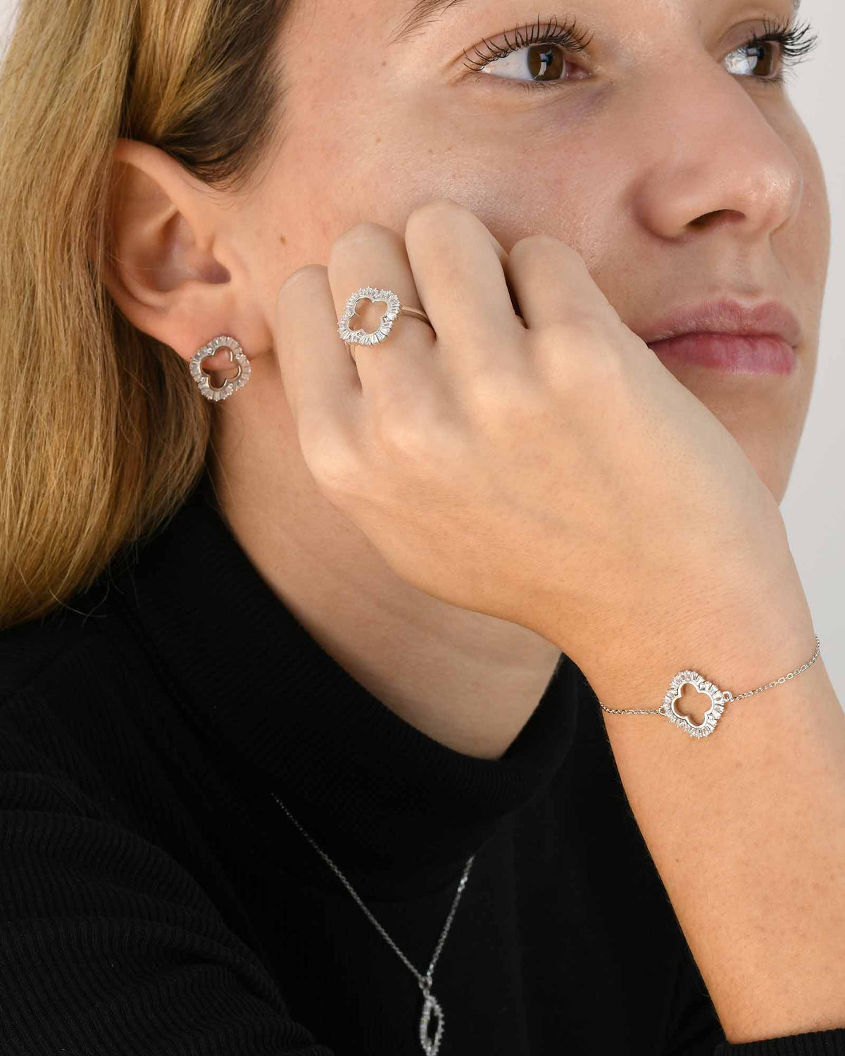 Boucles d'oreilles Quatrilobe - 8142000