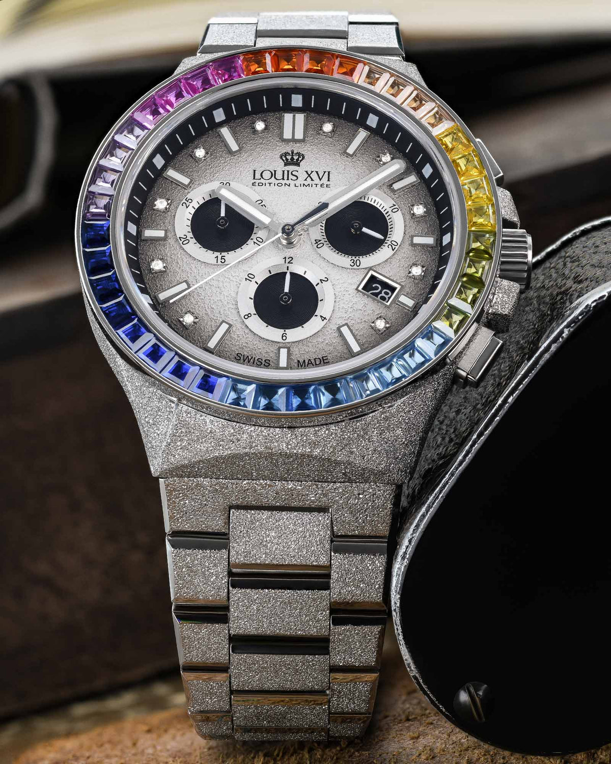 Le Monarque 1219 - 42mm Arcobaleno