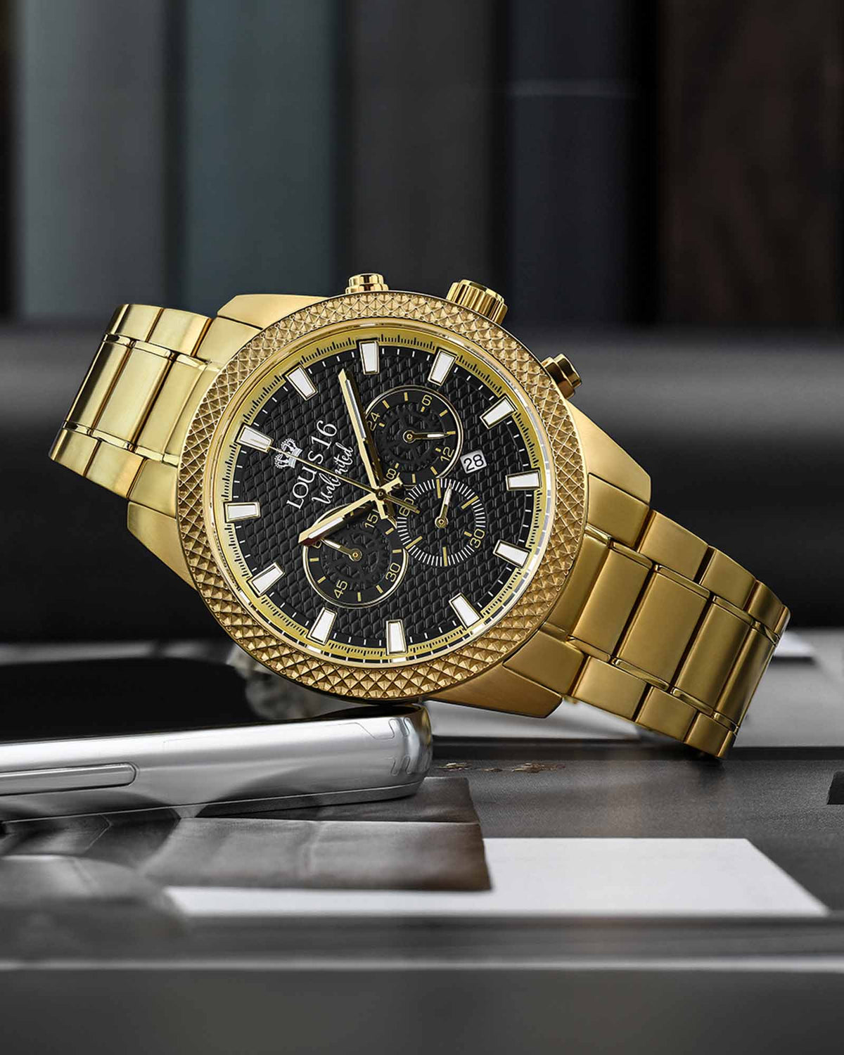 Chronographe Mirage 3300 Or