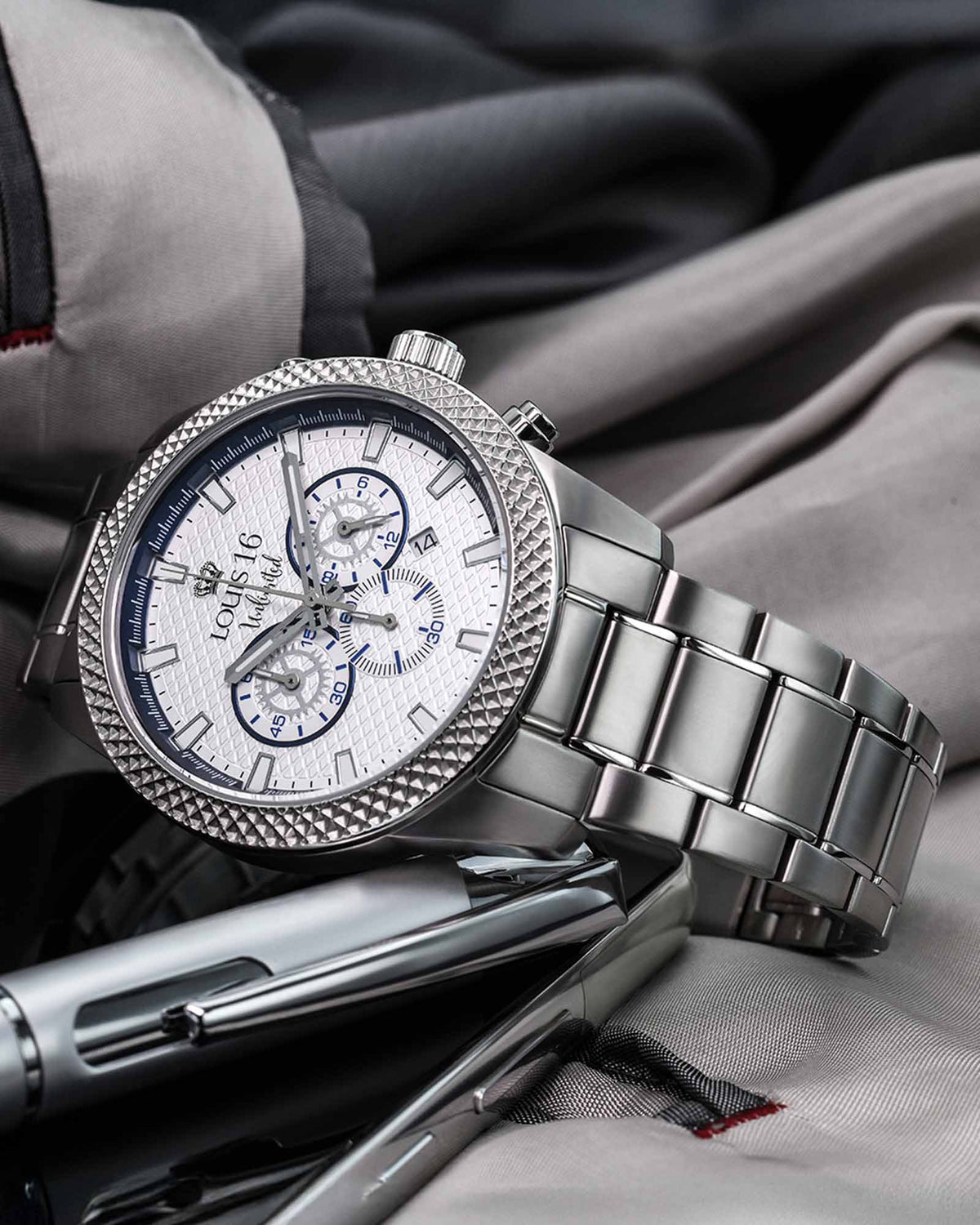 Mirage 3320 Chronographe Argent