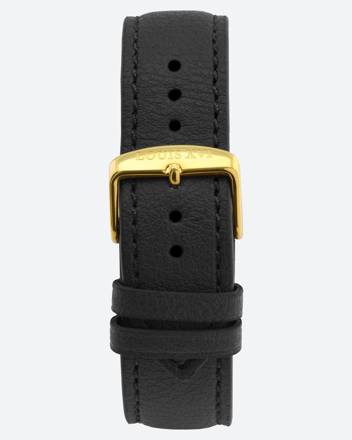 Armband Apfelleder - Schwarz/Gold